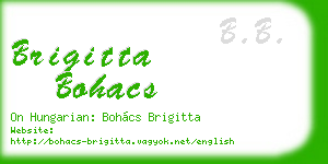 brigitta bohacs business card