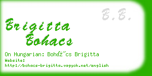 brigitta bohacs business card